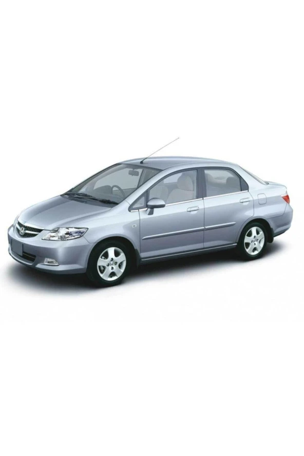 Honda City Uyumlu rom Cam Çıtası 2006-2009 Arası 6 Parça Paslanmaz Çelik ürün görseli 1