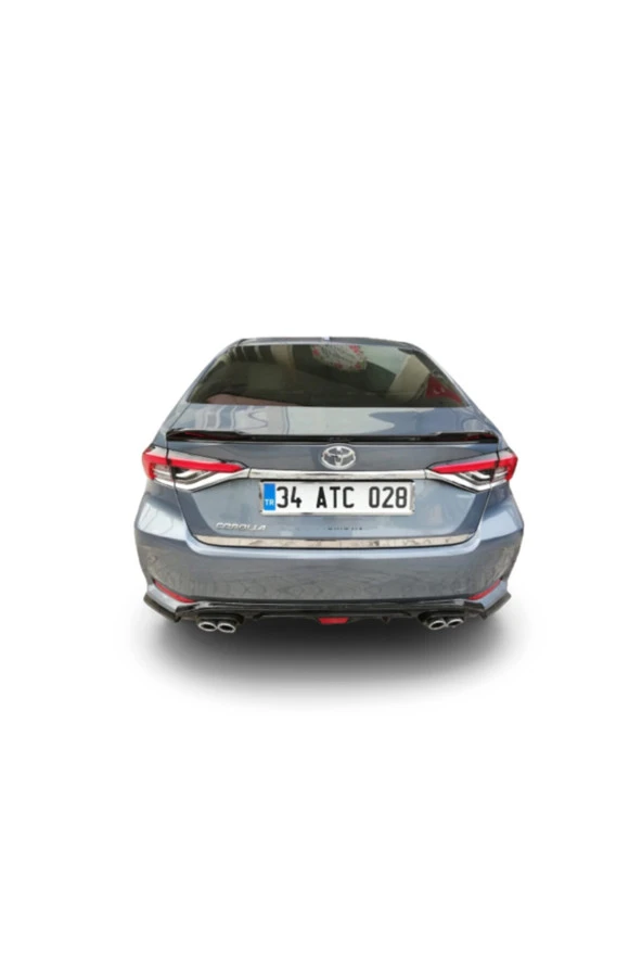 Toyota Corolla (2019-2022 )krom Bagaj Alt Çıtası Paslanmaz Çelik ürün görseli 1