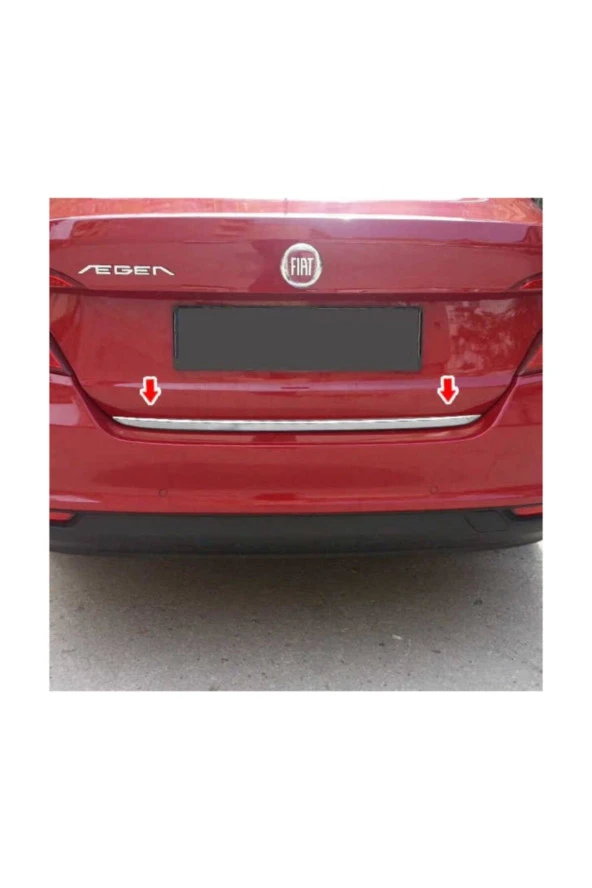 Fiat Egea 2015-2025 Uyumlu Krom Bagaj Alt Çıtası Paslanmaz Çelik ürün görseli 1