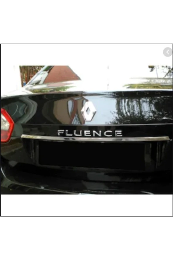 Paslanmaz Çelik Renault Fluence Krom Plakalık Üst Çıtası 2009-2018 ürün görseli 1