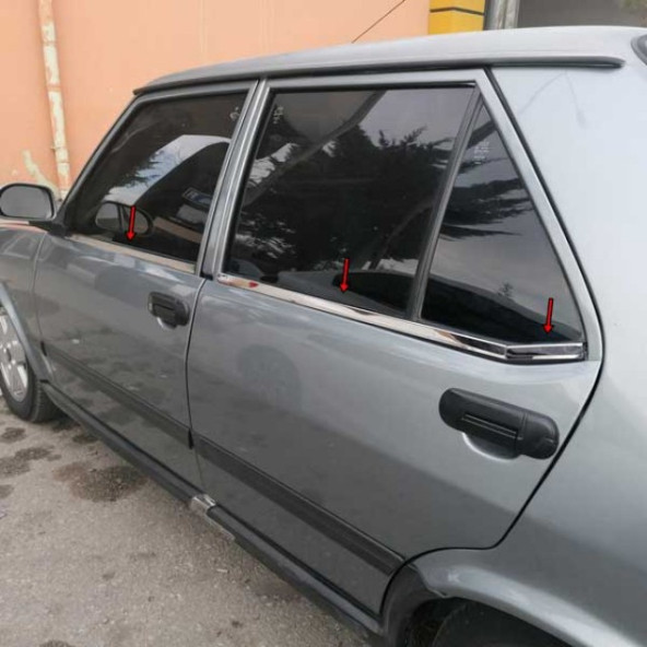 Tofaş Kartal Şahin Doğan Uyumlu Krom Cam Çıtası Birinci Sınıf Paslanmaz Krom ürün görseli 1
