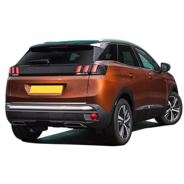 Peugeot 3008 2018-2024 Krom Bagaj Alt Çıtası Paslanmaz Çelik ürün görseli 1