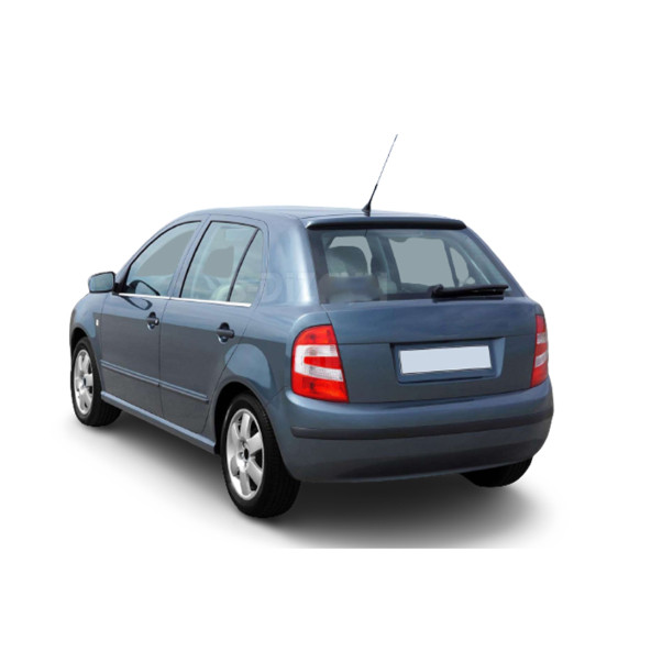 Skoda Fabia Hb 2000-2007 Uyumlu Krom Cam Çıtası Paslanmaz Çelik 4 Parça ürün görseli 1