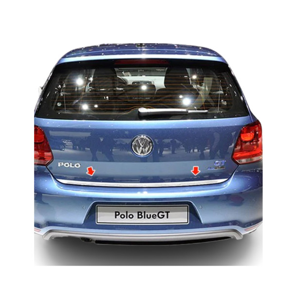 Vw Polo ( 2009-2017 ) Krom Bagaj Alt Çıtası Paslanmaz Çelik ürün görseli 1