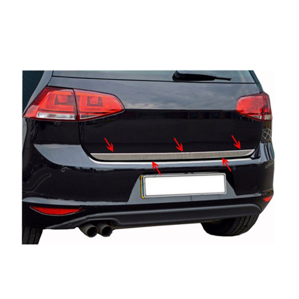Vw Golf 7 ( 2012-2017 ) Krom Bagaj Alt Çıtası Paslanmaz Çelik ürün görseli 1