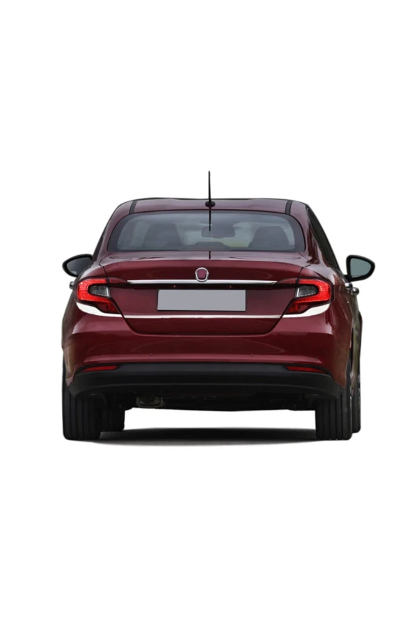 Fiat Egea Sedan ( 2015-2025) Plakalık Üst Krom Bagaj Çıtası Paslanmaz Çelik ürün görseli 1