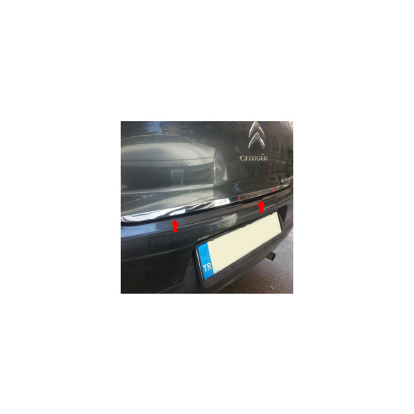 Citroen C Eylese 2012-2019 Krom Bagaj Alt Çıtası Paslanmaz Çelik ürün görseli 1