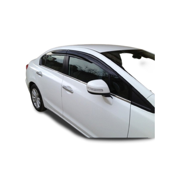 Honda Civic Fb7 Krom Cam Çıtası 4 Parça 2012-2016 ürün görseli 1