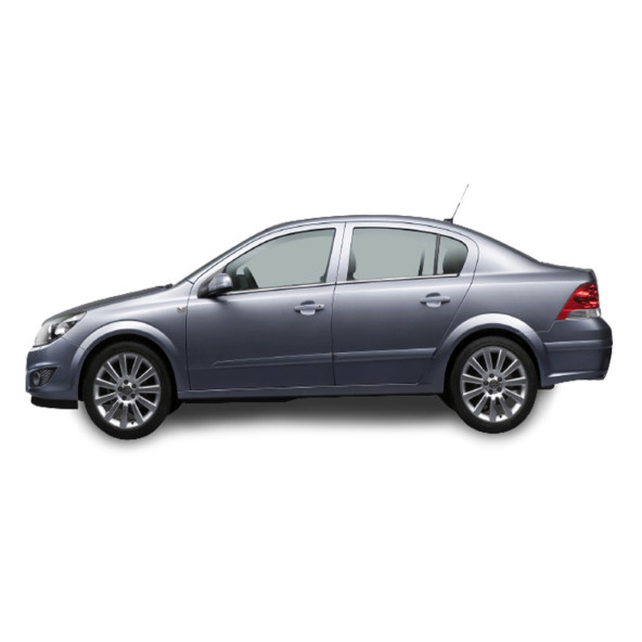 Opel Astra H Kasa Sedan (2004-2012 ) Paslanmaz Krom Cam Çıtası 4 Parça ürün görseli 1