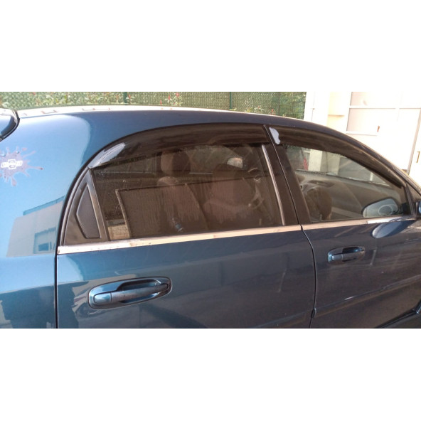 Chevrolet Lacetti Hb ( 2004-2011 ) Krom Cam Çıtası Paslanmaz Çelik 4 Parça ürün görseli 1