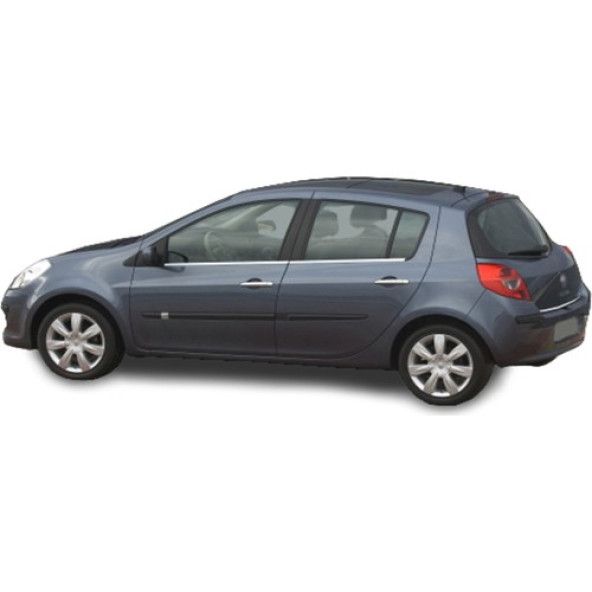 Renault Clio 3 Hb Krom Cam Çıtası 2006-2011 Paslanmaz Çelik 4 Parça ürün görseli 1