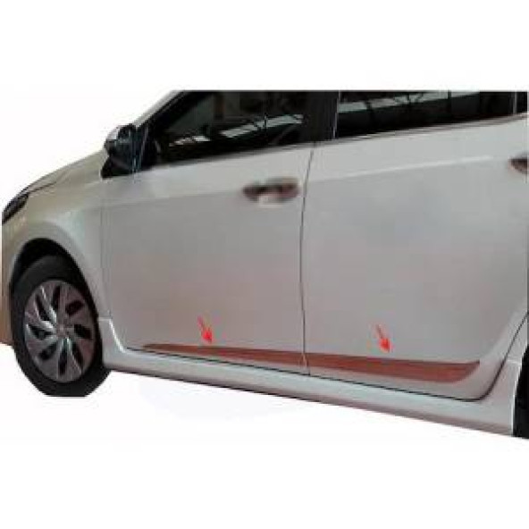 Toyota Corolla 2014-2018 Yan Kapı Çıtası Krom Paslanmaz Çelik 4 Adet ürün görseli 1