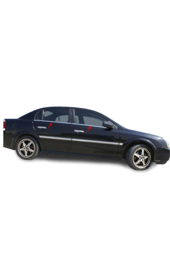 opel Vectra C (2002-2008) Krom Cam Çıtası Paslanmaz Çelik 4 Parça ürün görseli 1