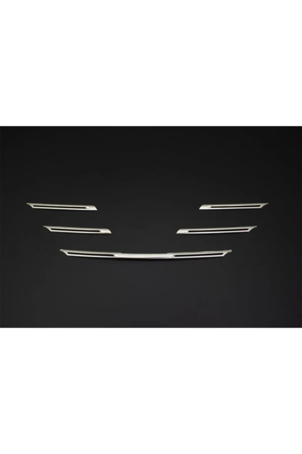 Renault Megane 4 Hb (2016-2021) Panjur 5 Parça Paslanmaz Çelik Krom ürün görseli 1