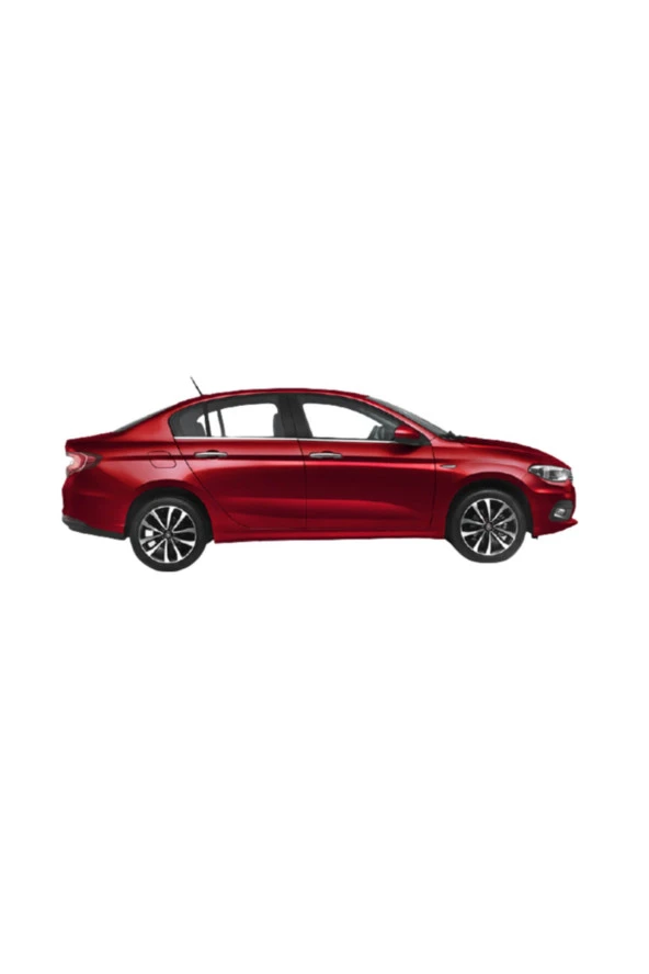 Oto Fiat Egea Sedan Krom Cam Çıtası 2015-2025 Paslanmaz Çelik 4 Parça Uyumlu ürün görseli 1