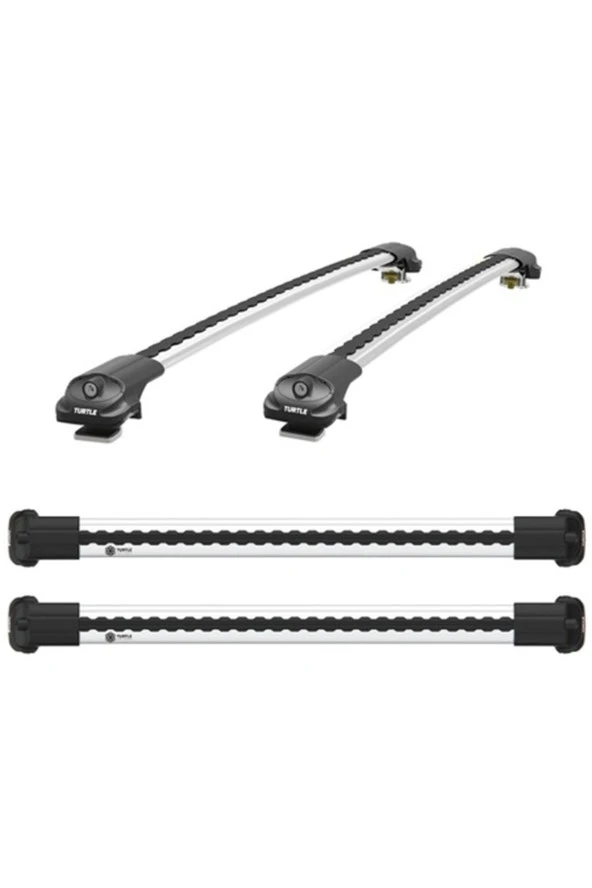 Turtle Aır-1 Nissan Qashqai 2009-2013 Kilitli Wıngbar Port Bagaj Ara Atkı Tavan Barı Arabar ürün görseli 1
