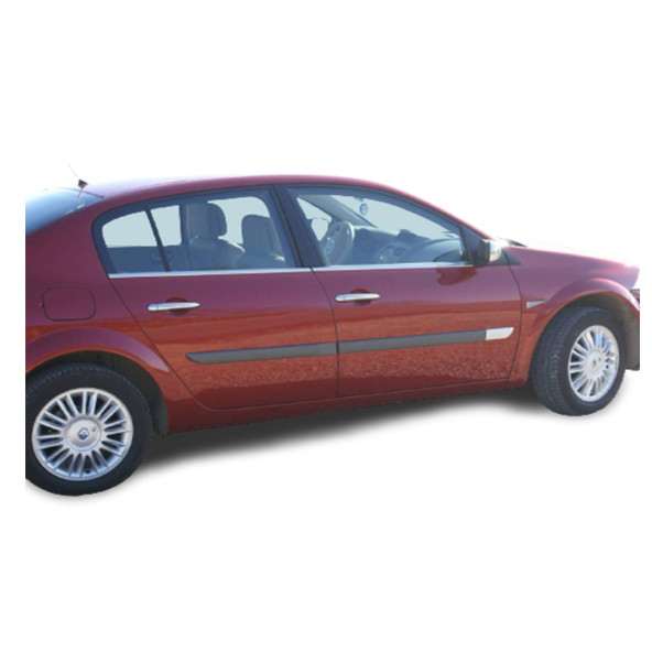 Megane 2 Sedan Krom Cam Çıtası 2004-2010 Paslanmaz Çelik 4 Parça ürün görseli 1