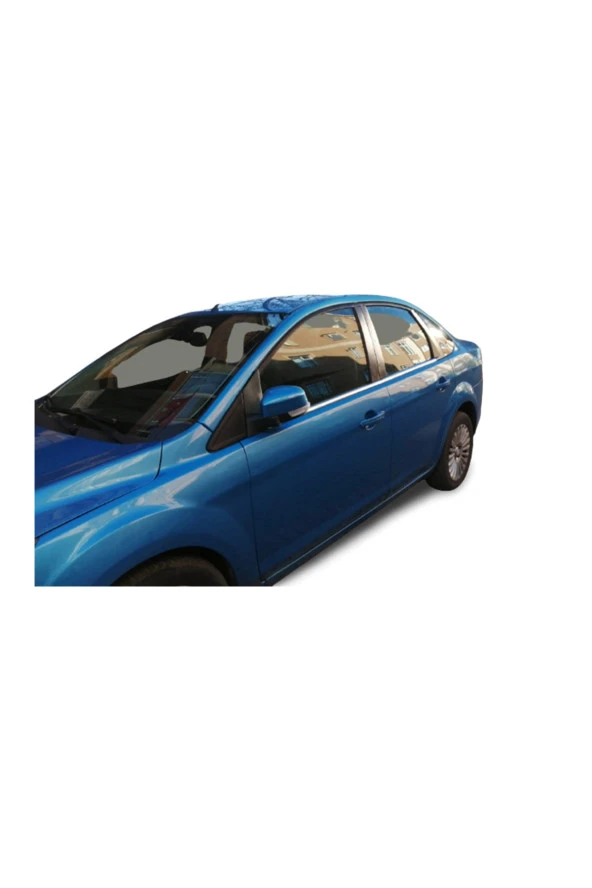 Ford Focus 2 Sedan Krom Cam Çıtası (2005-2008) Paslanmaz Çelik 4 Parça ürün görseli 1
