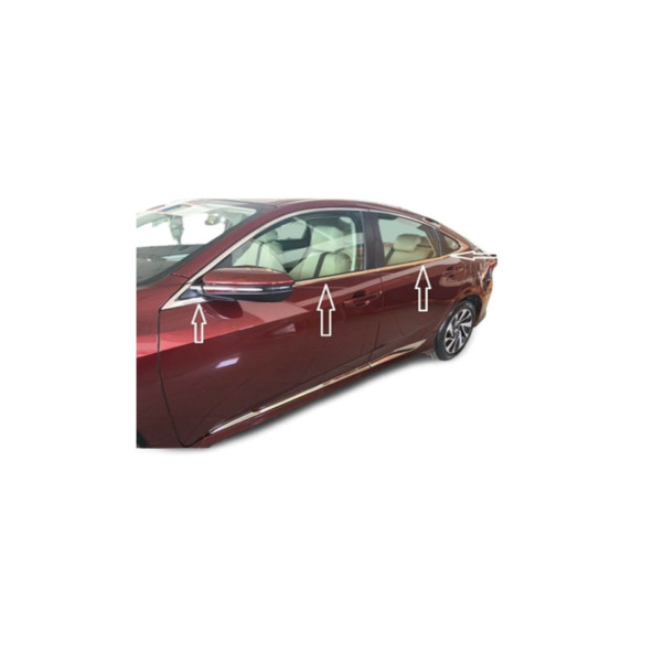 Honda Civic Cam Çıtası Krom Fc5 8 Prç. 2016+ ürün görseli 1