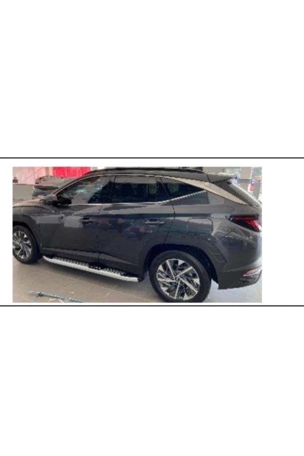 Hyundai Tucson Uyumlu Krom Cam Çıtası 2021-2025 Tam tur Set Çerçeve ürün görseli 1