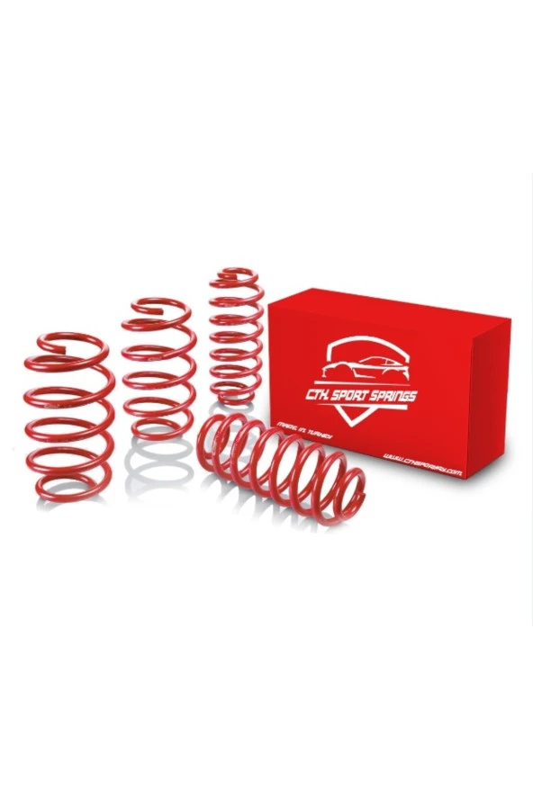 Renault Clio 2 (1998-2004 ) 35 mm Spor Helezon Yay Ctk Spor Springs 4 Lü Set 5 Yıl Garantili ürün görseli 1