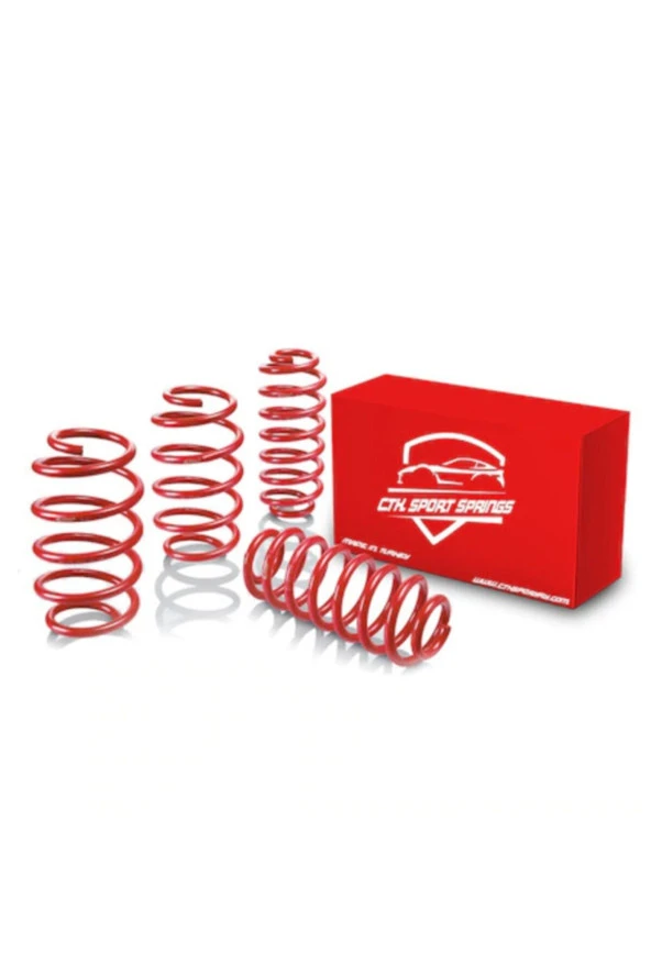 Vw Golf 6 (2006-2011 ) 50 Mm Spor Helezon Yay Spor Springs 4 Lü Set 5 Yıl ürün görseli 1