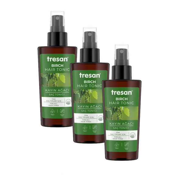 3 Kutu Tresan Kayın Ağacı Güçlendirici ve Canlandırıcı Saç Toniği 125 ml ürün görseli 1