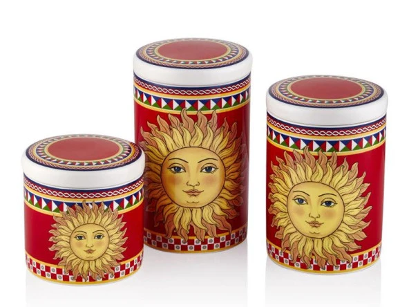 LAMEDORE SUNSHINE 3LÜ KAVANOZ SETİ 16-13,8-10 CM ürün görseli 1