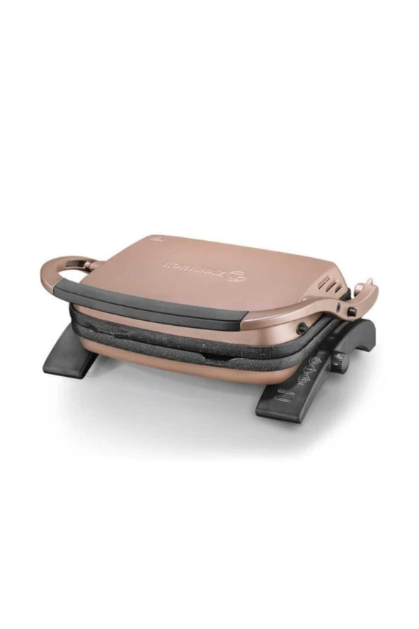KORKMAZ TOSTKOLİK TOST MAKİNASI ROSEGOLD A329-20 ürün görseli 1