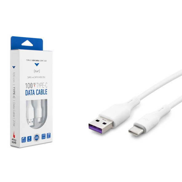 Vivo Y70 Uyumlu CL67 20W 3.4A TYPE-C / Usb Kablo 1 metre ürün görseli 1