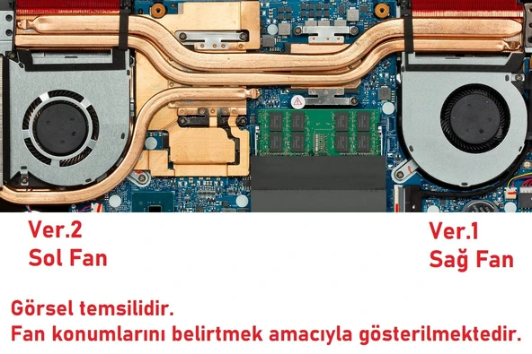Asus FX706H Fan V2 (Sol Fan) ürün görseli 1