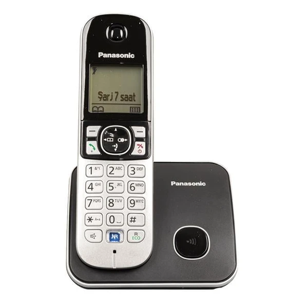 Panasonic KX-TG6811 Dect Telsiz Telefon Siyah - Resim 6