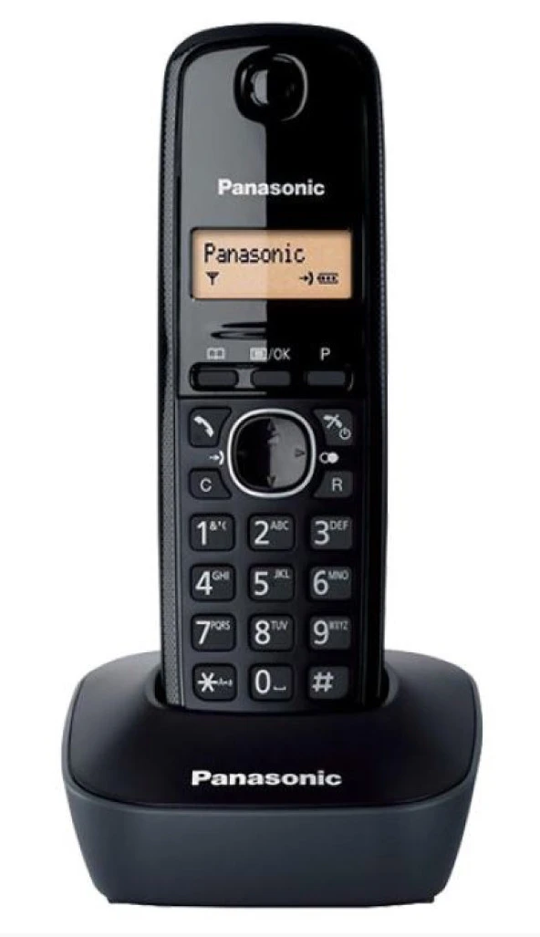 Panasonic KX-TG6811 Dect Telsiz Telefon Siyah ürün görseli 1