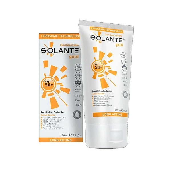 Solante Gold Güneş Koruyucu Krem SPF50+ 150ml ürün görseli 1