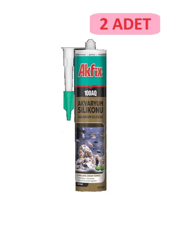 AKFİX ŞEFFAF AKVARYUM SİLİKONU 280 ML SA080 ürün görseli 1