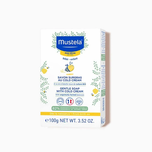 Mustela Cold Cream İçeren Temizleyici Sabun 100g ürün görseli 1