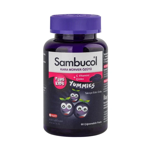 Sambucol Plus Kids Yummies 60 Çiğneme Tableti ürün görseli 1