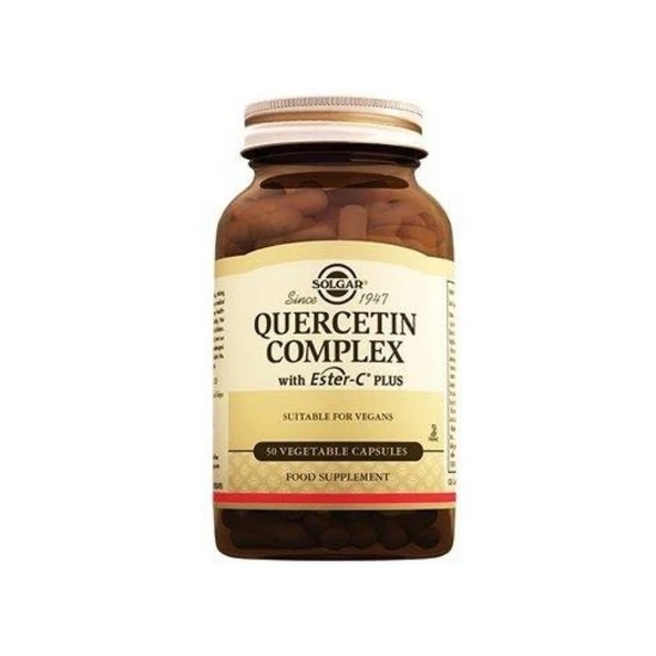 Solgar Quercetin Complex with Ester-C Plus 50 Kapsül ürün görseli 1