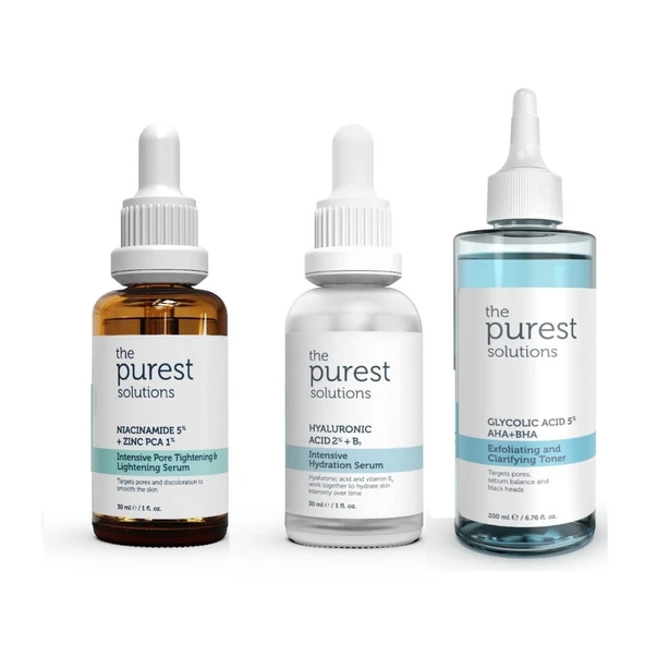The Purest Solutions Düzensiz Cilt Görünümü Karşıtı Bakım Seti ürün görseli 1