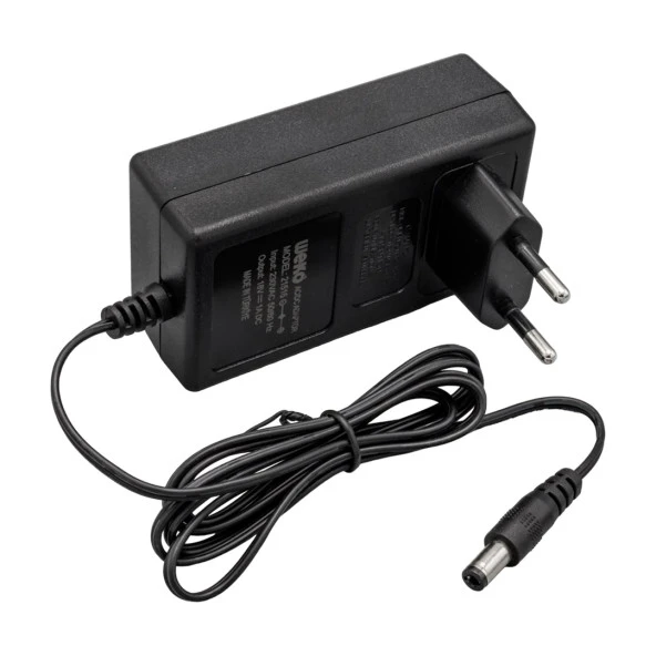Weko 18 Volt 1 Amper Priz Tip 5.5X2.5 Uç Adaptör - Resim 2