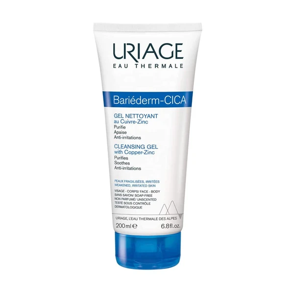 Uriage Bariederm Cleansing Cica Gel 200ml ürün görseli 1