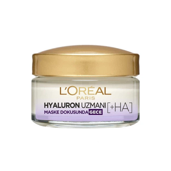Loreal Paris Hyaluron Uzmanı Dolgunlaştırıcı Nemlendirici Gece Kremi 50ml ürün görseli 1