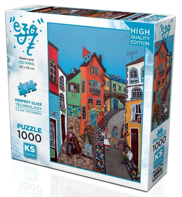 Ks Games 1000 Parça Nora Luca Ezo Sunal Puzzle ürün görseli 1
