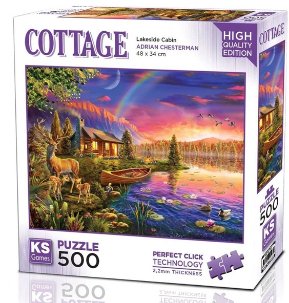 Ks Games 500 Parça Göl Kenarı Puzzle ürün görseli 1