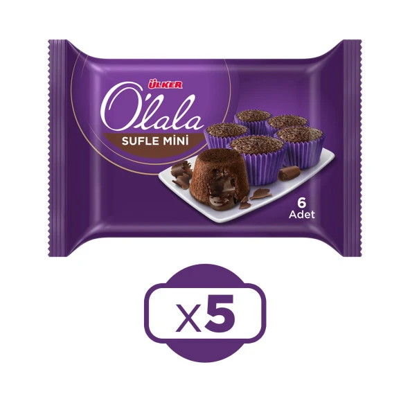 Ülker OLala Sufle Mini 162 G x 5 Adet - Resim 2