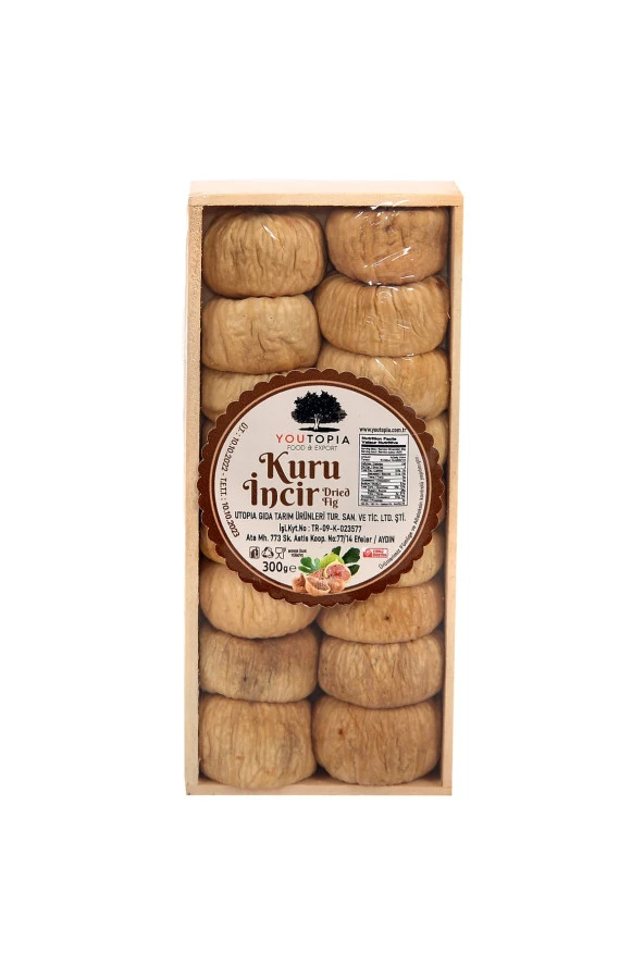 Kuru Incir Tahta Kutu 300 Gr ürün görseli 1