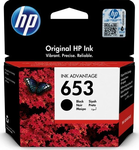 HP 653 Black Siyah Kartuş 3YM75AE ürün görseli 1