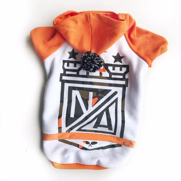 Na Orange Athletique Hoodie Köpek Kıyafet Elbise ürün görseli 1