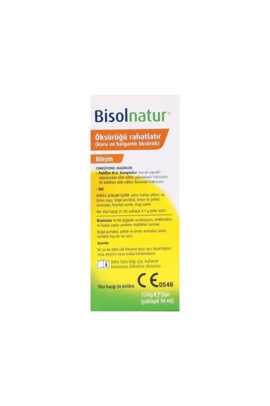 Bisolnatur Öksürük Şurubu 128 gr - Resim 3