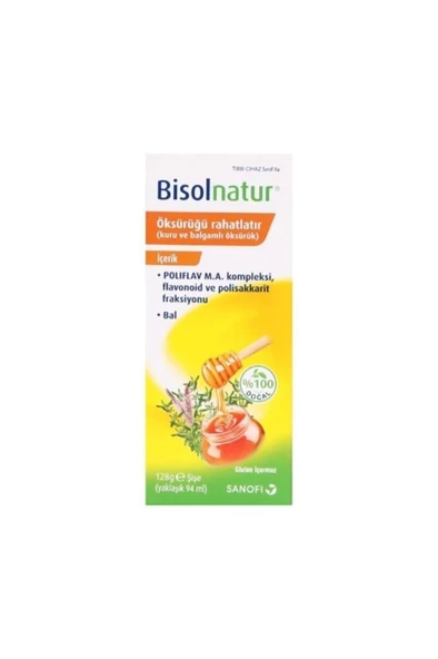 Bisolnatur Öksürük Şurubu 128 gr - Resim 2